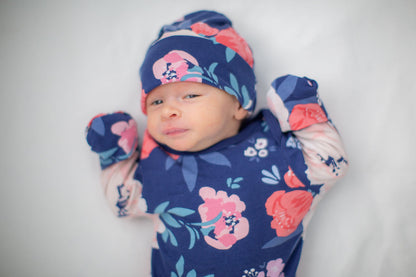 Annabelle 3 in1 Labor Gown & Matching Newborn Gown Set