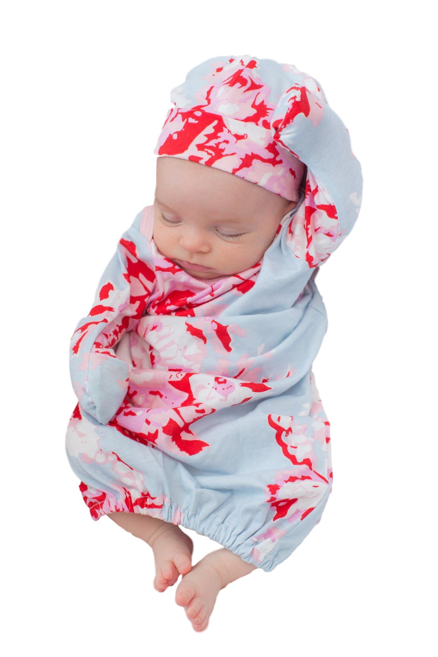 Mae 3 in 1 Labor Gown & Matching Newborn Gown Set