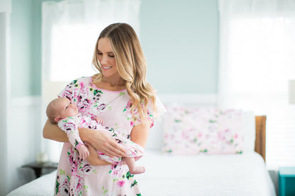 Amelia Maternity Delivery Gown & Baby Receiving Set