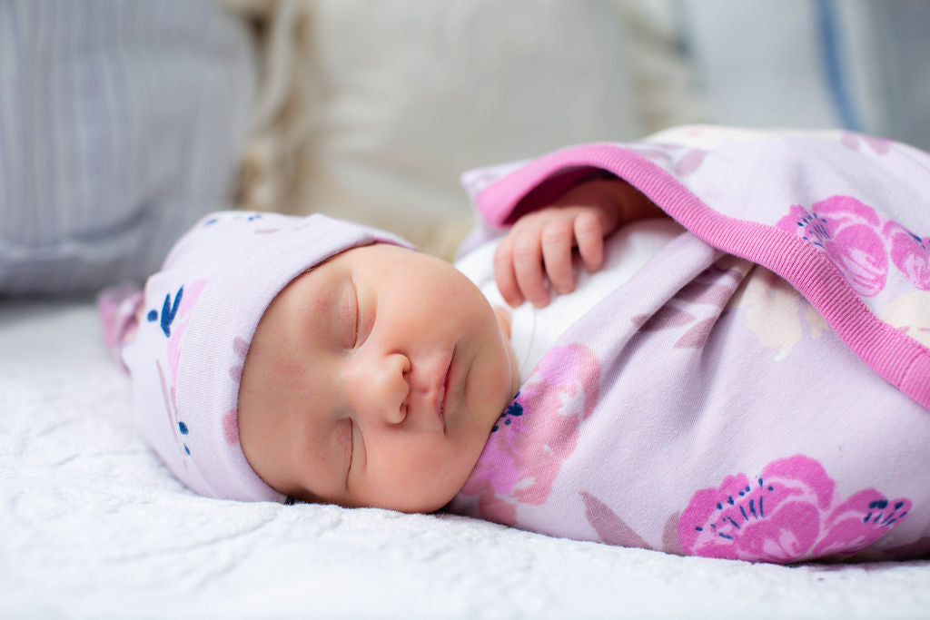 Anais Maternity Nursing Pajamas & Baby Swaddle Blanket Set