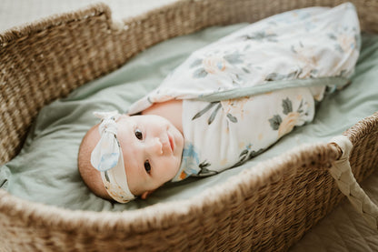 Hadley Swaddle Blanket & Newborn Headband Set