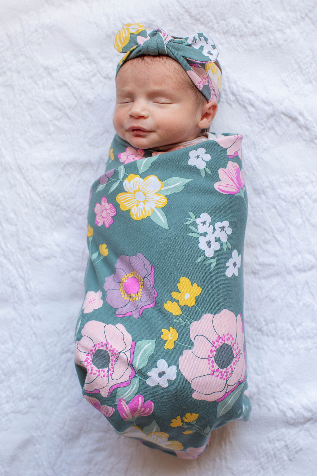 Charlotte Robe & Newborn Swaddle Blanket Set