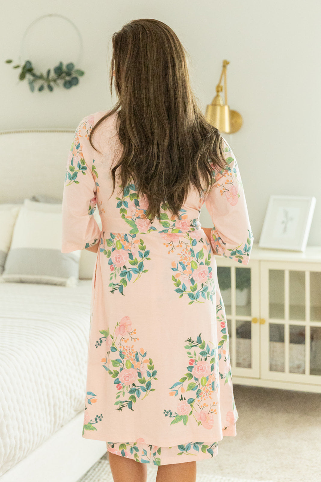Nina Pregnancy/Postpartum Robe & Swaddle Blanket Set