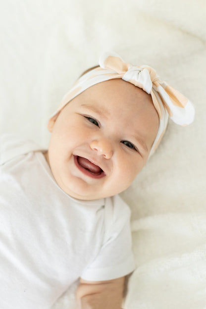 Eden Knotted Bow Baby Headband