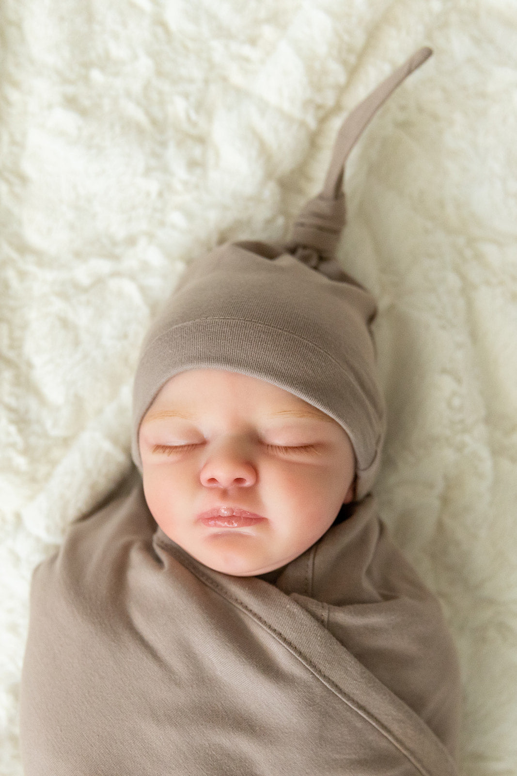Brooklyn Robe & Taupe Swaddle Set & Dad T-Shirt