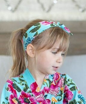 LITTLE GIRL HEADBAND, FLORAL HEADBAND, MATCHING HEADBAND, ADJUSTABLE HEADBAND