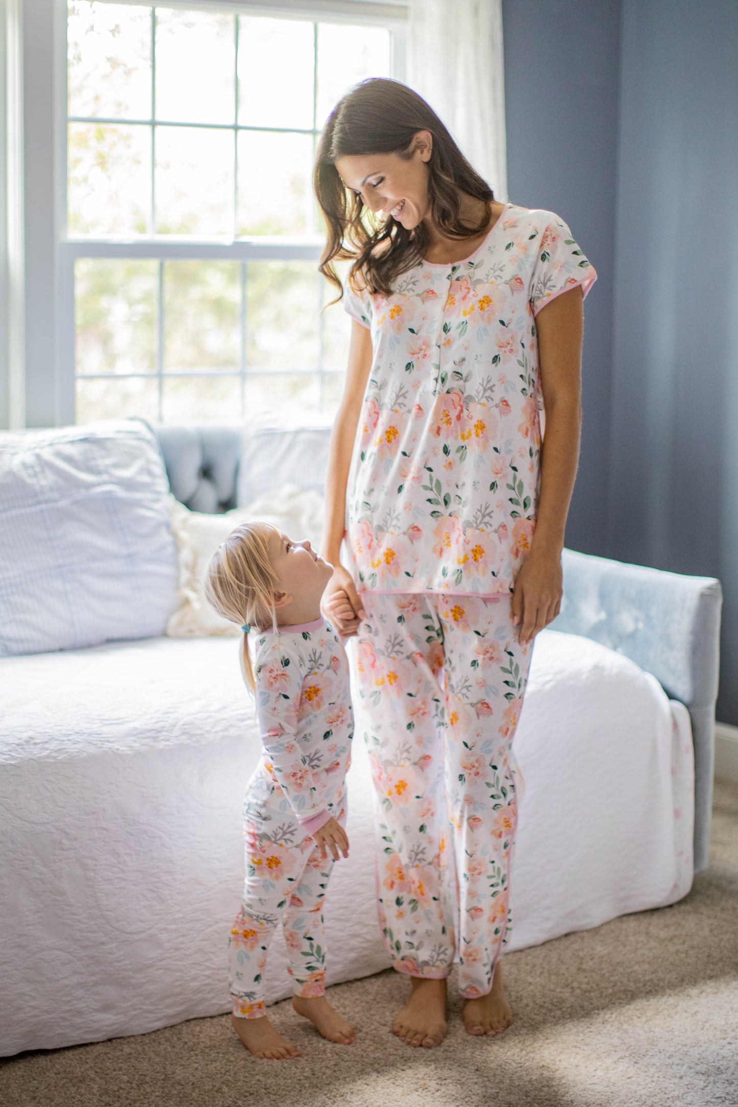 Mila Maternity Nursing Pajamas & Big Sister Pajamas