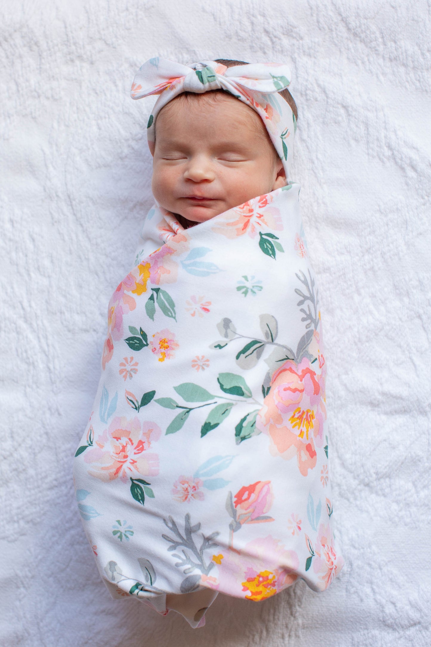 Sage Robe & Mila Newborn Swaddle Blanket Set