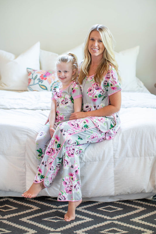 Olivia Mommy & Me Matching PJ Sets