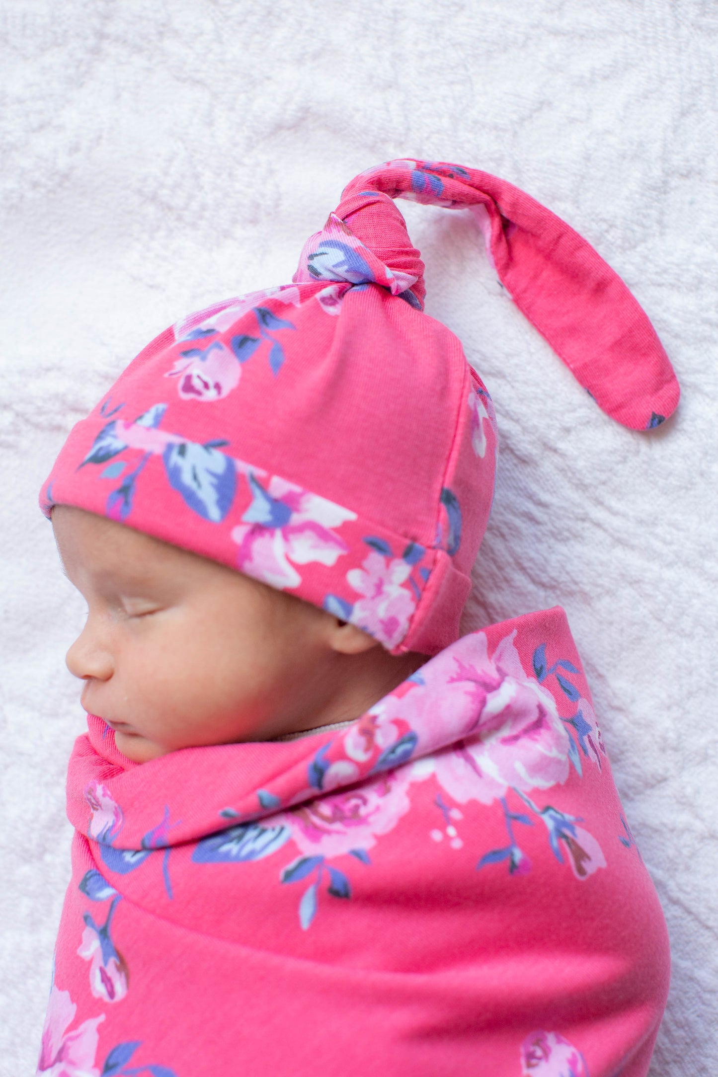 Rose Pregnancy/Postpartum Robe & Swaddle Blanket Set