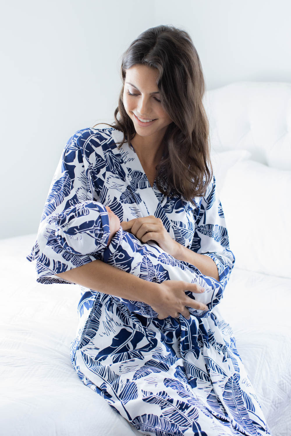 Serra Robe & Newborn Swaddle Blanket Set