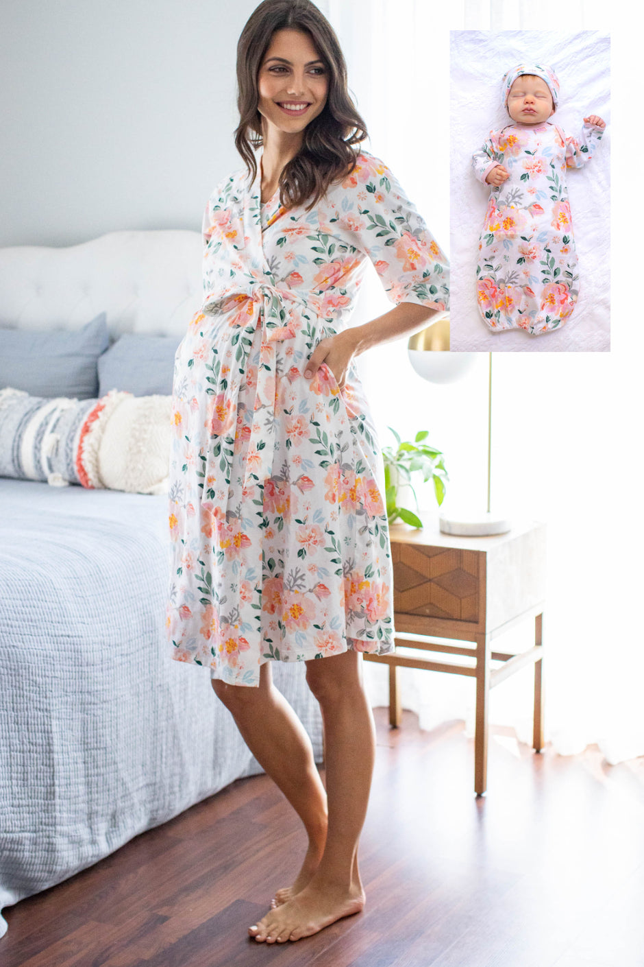 Maternity Robes and Baby Gown Sets Baby Be Mine