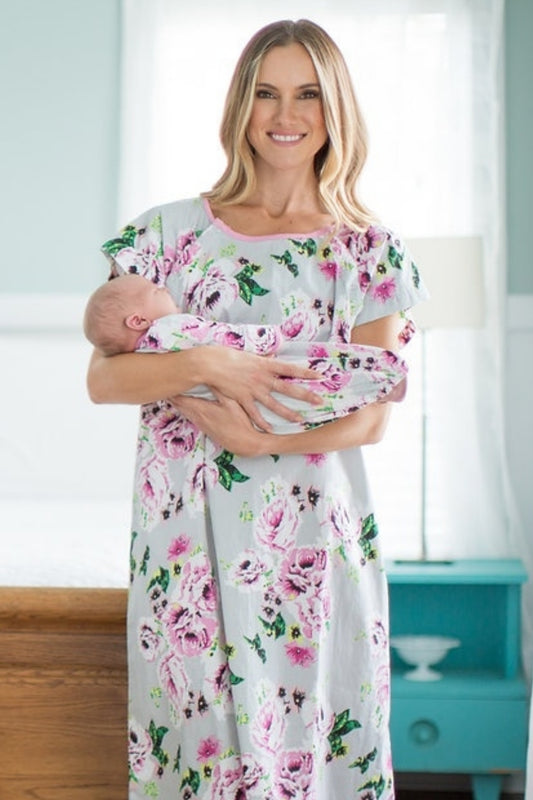 Olivia Gownie & Baby Receiving Gown Set