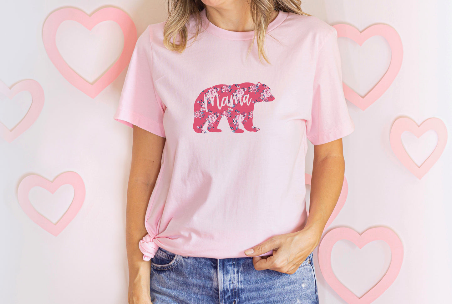Mama Bear T-Shirt Rose