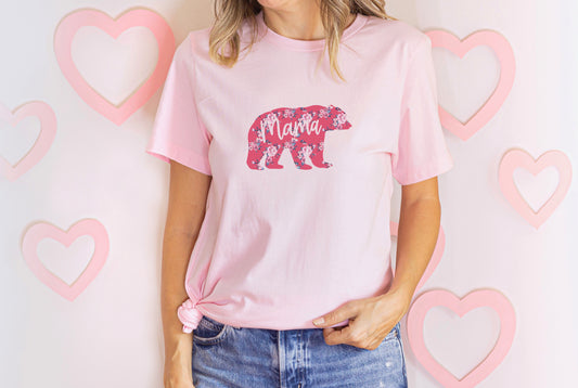 Mama Bear T-Shirt Rose