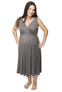 Glorious Grey nursing labor gown