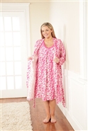 Serra maternity/nursing nightgown matching robe