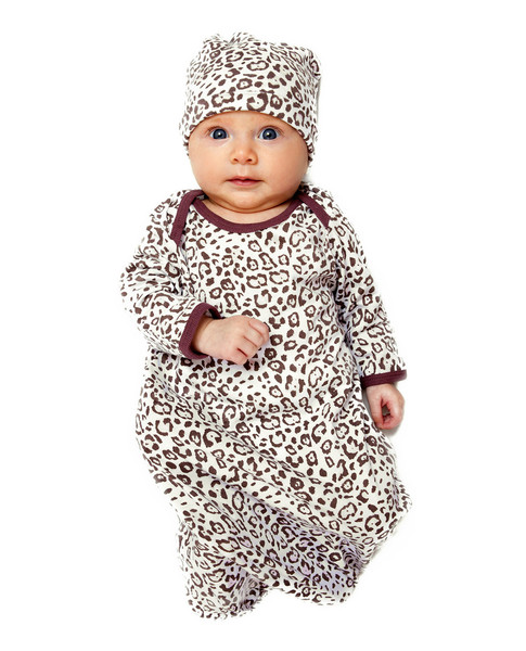 Trixie Baby Receiving Gown & Hat