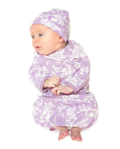Helen Baby Receiving Gown & Hat
