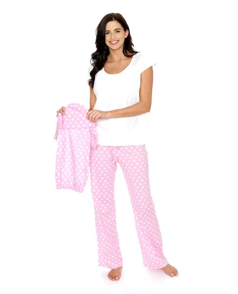 Molly Maternity/Nursing PJ's & Matching Baby Receiving Gown Set