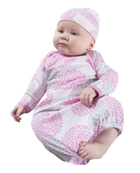 Lilly Baby Receiving Gown & Hat
