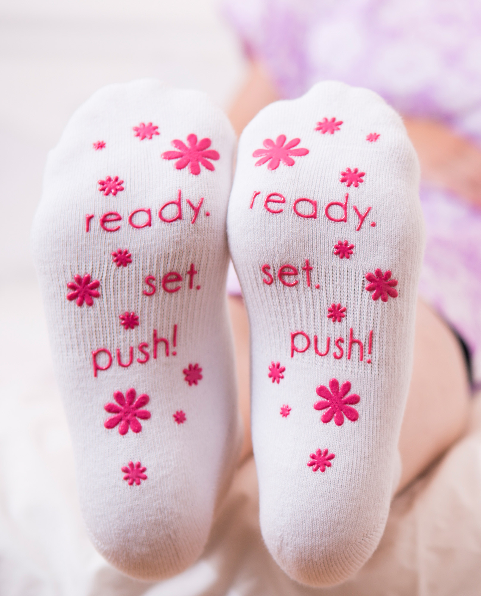 Ready. Set. Push! Labor Socks